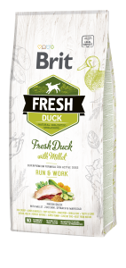 Brit Fresh Dog - Active dogs - Duck - Run & Work 