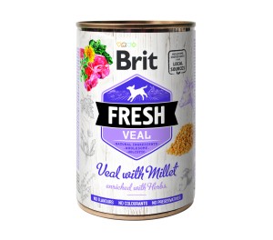 Brit Fresh Dog - Veal with Millet