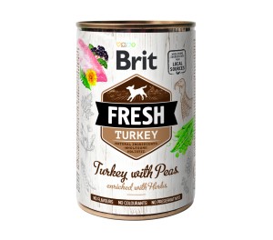Brit Fresh Dog - Turkey with Peas