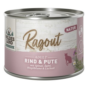 Wildes Land - Feline Adult Ragout Rind & Pute Dose
