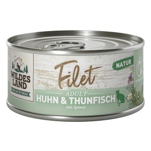 Wildes Land - Feline Adult Filet Huhn & Thunfisch Dose