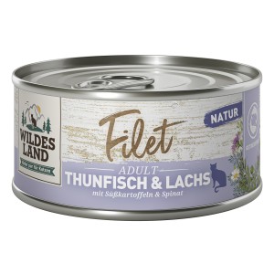 Wildes Land - Feline Adult Filet Thunfisch & Lachs Dose