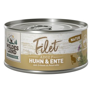 Wildes Land - Feline Adult Filet Huhn & Ente Dose