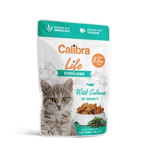Calibra Life - Feline Sterilised Lachs in Sauce Beutel