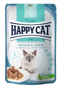 Happy Cat - Care Adult Meat in Sauce Magen & Darm Beutel