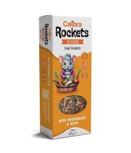 Calibra Rockets kleine Nager Gemüse & Nuss Sticks