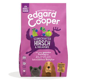 Edgard & Cooper - Canine Adult Hirsch + Ente mit Apfel