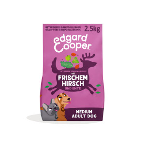 Edgard & Cooper - Canine Adult Medium/ Large Cerf et canard frais
