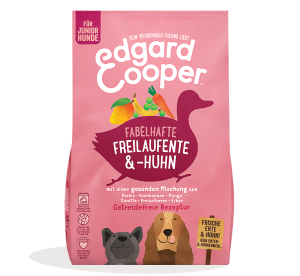 Edgard & Cooper - Canine Junior Ente + Huhn mit Kochbanane
