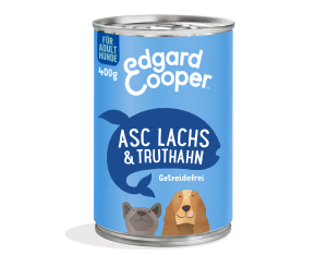Edgard & Cooper - Canine Adult Lachs + Truthahn mit Apfel Dosen
