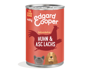 Edgard & Cooper - Canine Senior Huhn + Lachs mit Brokkoli Dosen