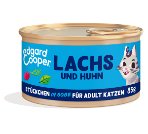 Edgard & Cooper - Feline Adult Paz. Lachs + Huhn mit Cranberry Dosen