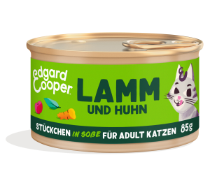 Edgard & Cooper - Feline Adult Lamm + Huhn mit Cranberrys Dosen