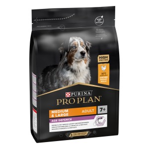 Pro Plan - AGE DEFENSE Dog Adult 7+ Medium & Large Huhn
