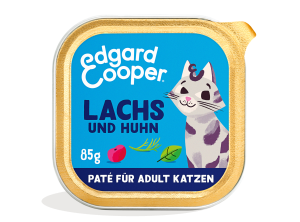Edgard & Cooper - Feline Adult MSC-Lachs + Huhn mit Cranberrys Schalen