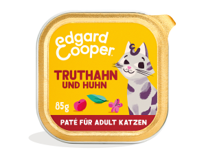 Edgard & Cooper - Feline Adult Truthahn + Huhn mit Cranberrys Schalen