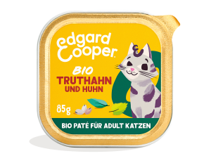 Edgard & Cooper - Feline Adult Bio Truthahn + Huhn mit Chiasamen Schalen