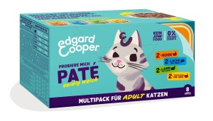 Edgard & Cooper - Feline Adult Multipack Paté (4 Sorten) Schalen