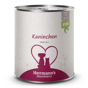 Herrmann's Manufaktur - Kreativ Mix - Canine/Feline Adult Bio Kaninchen Reinfleisch