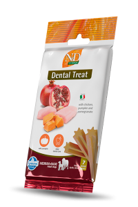 Famina - N&D Pumpkin Canine Dental treat Huhn, K&uuml;rbis und Granatapfel Medium & Maxi
