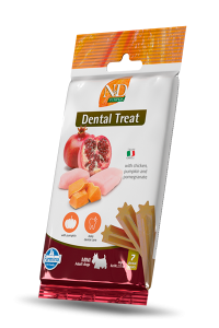 Famina - N&D Pumpkin Canine Dental treat Huhn, K&uuml;rbis und Granatapfel Mini