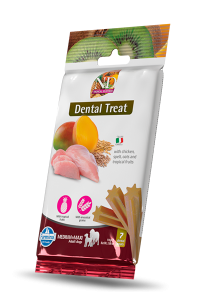 Farmina - N&D Tropical Canine Dental Treat Huhn, Dinkel, Hafer und tropische Fr&uuml;chte Medium & Maxi