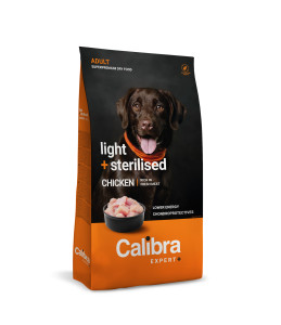 Calibra Expert+ - Canine Adult Light + Sterilised Poulet