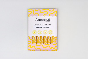 Amanova - Feline Creamy Treat Garden Delight - Huhn