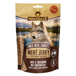 Wolfsblut - Wild Duck & Turkey Snack Meat Jerkys - Canine Adult Canard et Dinde