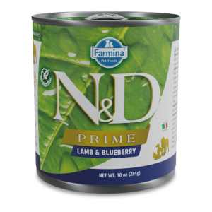 Farmina - N&D Prime Canine Adult Grain Free Lamm & Heidelbeere Dose