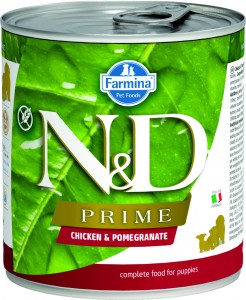 Farmina - N&D Prime Puppy Grain Free Huhn & Granatapfel Dose