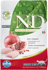 Farmina - N&D Prime Feline Adult Grain Free Huhn & Granatapfel