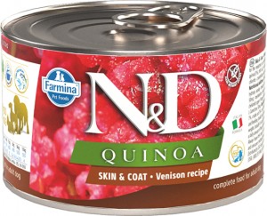 Farmina - N&D Quinoa Canine Adult Skin&Coat Hirsch, Quinoa, Kokosnuss & Kurkuma Dose