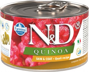 Farmina - N&D Quinoa Canine Adult Skin&Coat Wachtel, Quinoa, Kokosnuss & Kurkuma