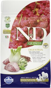 Farmina - N&D Quinoa Canine Adult Digestion All Sizes Lamm & Fenchel