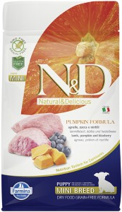 Farmina - N&D Pumpkin Puppy Mini Agneau & Myrtilles