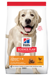 Science Plan - Canine Adult Light Large Breed Huhn