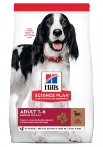 Science Plan - Canine Adult Medium Lamm & Reis