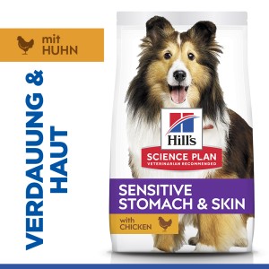 Science Plan - Canine Adult Sensitive Stomach & Skin Medium Huhn