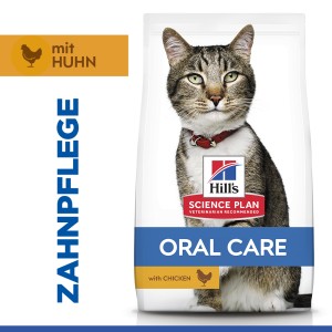 Science Plan - Feline Adult Oral Care Huhn