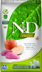 Farmina - N&D Prime Canine Adult Medium/Maxi Grain Free Wildschwein & Apfel
