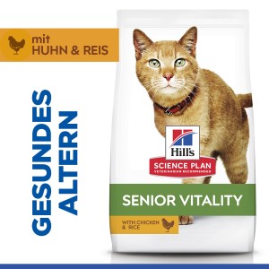 Science Plan - Feline Senior Vitality 7+ Huhn
